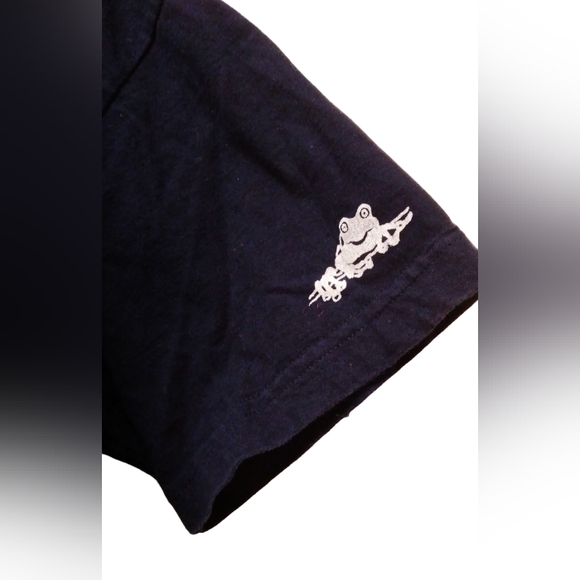 Vintage Hyla Navy Blue Short Sleeves Cotton t-shirt Size Medium. - Picture 3 of 7